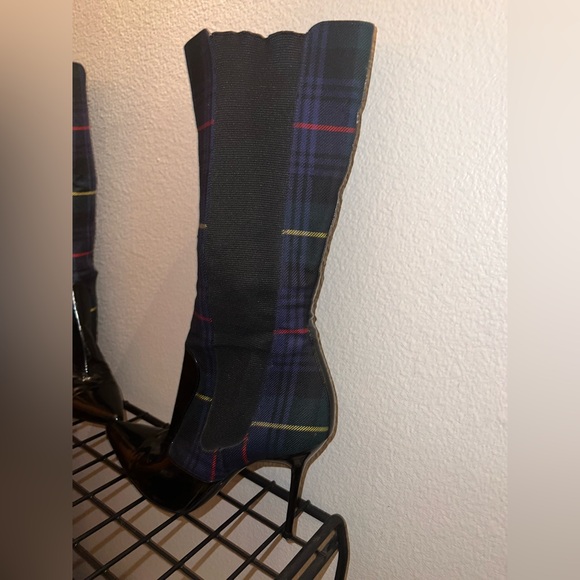 dolce & gabanna plaid boots with heels - Picture 6 of 10